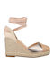Summer Women's Platform Espadrille Style Beige