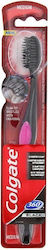 Colgate 360 Οδοντόβουρτσα Medium Black Ροζ