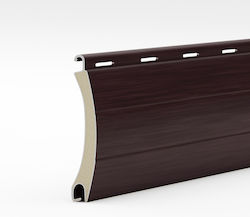 Set 5 Aluminum Slats 39 Mm Mahogany 1m