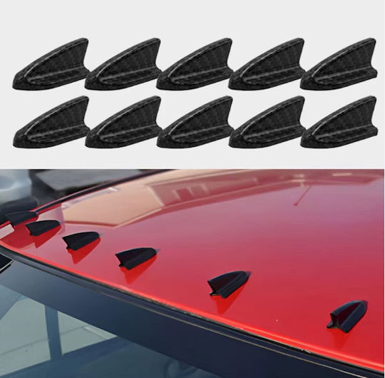 Roof Shark Evo Style 10 Τεμάχια Look Carbon Γυαλιστερό Universal