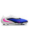 Nike Phantom 6 Low Pro Футболни Обувки с Бутони FG Сини