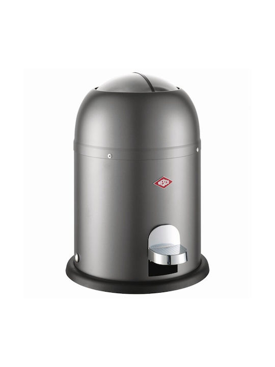 Wesco Wesco Kunststoff Mülleimer Grau 6lt