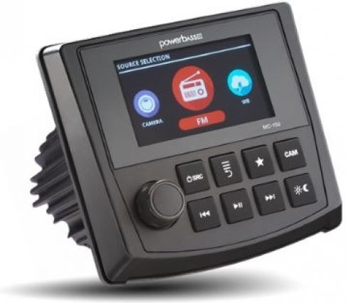 Powerbass Mc-150 Digital Marine Media Center Boat Bluetooth & Dual Zone
