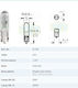 Lampă Pirex H.K 24V 1.2W W2x4 6D Trif A 01704