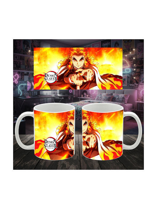 Λευκή Κούπα Anime Demon Slayer