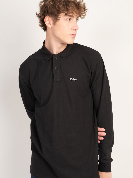 Rebase Rps.032 Polo Herrenblusen Schwarz