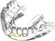 Opro Mouth Guard Gold For Braces Clear