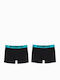 Herren Boxershorts Schwarz 2er Pack