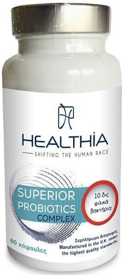 Healthia Superior Probiotic Complex Supplement with Probiotics 60 Capsules