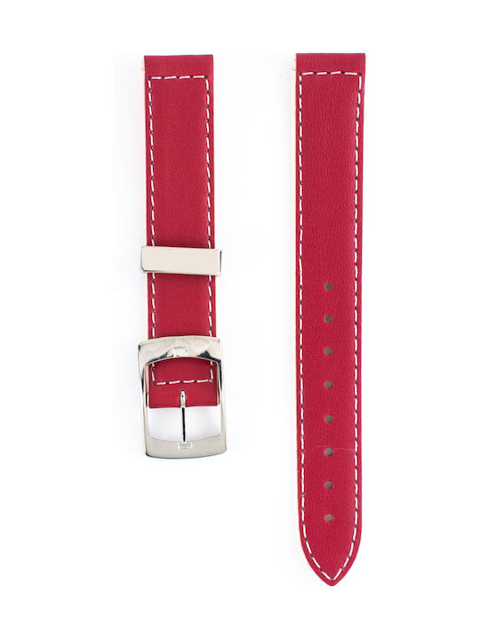 Tommy Hilfiger 679300488 Δερμάτινο Λουράκι Κόκκινο 15mm