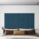 vidaXL Wall Headboard 12 Pieces Blue Velvet 30x...
