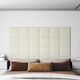 vidaXL Wall Headboard 12 Pieces Cream Velvet 30...