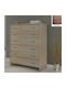 Kommode Für Schlafzimmer Holzschatten Kastanie 86x43x112cm