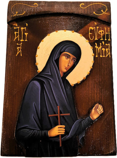 Saint Euthymios 14cm Width 20cm Height 2cm Thickness