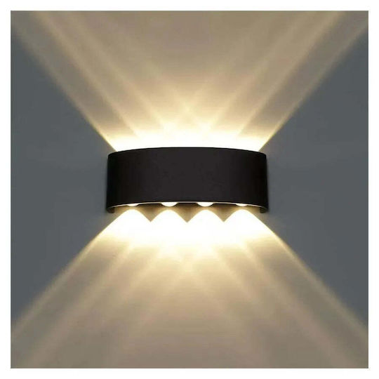 Alista Home Iluminat Exterior Montat Pe Perete Led Ip65 1w Cu Lumină Alb Cald
