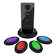 Anti-loss Device Alista Home 4 Receivers Remote Control 120 Db Transmitter Flashlight Multicolor