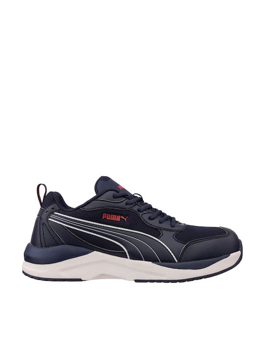 PUMA Puma Αδιάβροχο Παπούτσι Εργασίας Μπλε S1PS με Hitzebeständige Sohle (HRO) Rutschfestigkeit (SR)