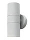 Heronia Lesvos Wall-Mounted Outdoor Spot GU10 IP54 Double Beam 3x9.2x7.3cm