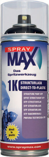 Spray Paint With Brushed Finish Effect Black 400ml