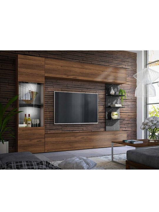 Wohnzimmer TV-Einheit Comfivo 210 Braun mit Vit...