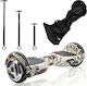 Smart Balance Wheel 6,5" Graffiti Pirates Hoverboard με 20km/h Max Ταχύτητα και 20km Αυτονομία Πολύχρωμο με Κάθισμα