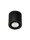 Heronia Σποτ Οροφής Εξωτερικού Χώρου GU10 σε Μαύρο Χρώμα 42-0078