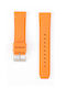 Lacoste 609302172 Каучукова Каишка Оранжева 20mm
