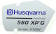 Husqvarna 560xp G Originales Startsystem Aufkleber