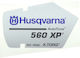 Αυτοκολλητο Συστηματος Εκκινησης Γνησιο Husqvarna 560xp