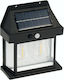 TnS Wandmontiertes Solarleuchten 14x6,5cm