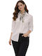 White Shirt Decorative Paisley Scarf Code nof25