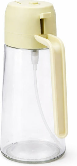 Sidirela Δοχείο Λαδιού Σπρέι Γυάλινο 440ml Λευκό