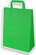 Mparkas Paper Packaging Bags with Handle Green 32x16cm 100 Pieces
