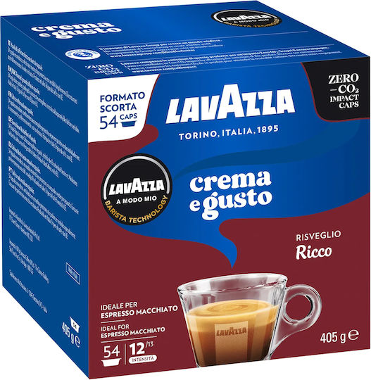 Lavazza Schokoladenkapseln Crema Kompatibel mit LavAzza Blau Maschine 54 Stück