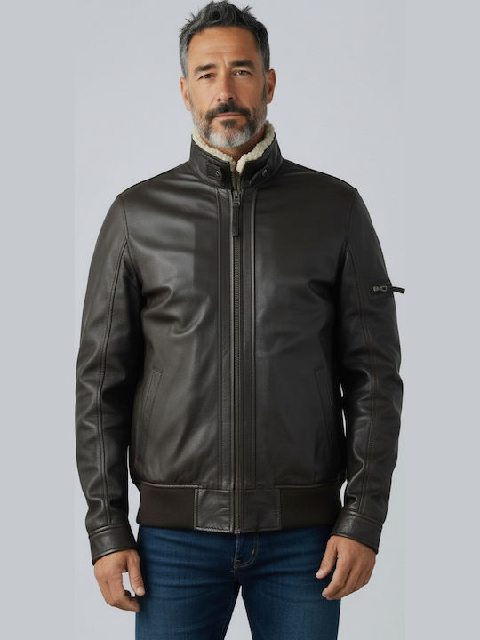 Leather Jacket Brown