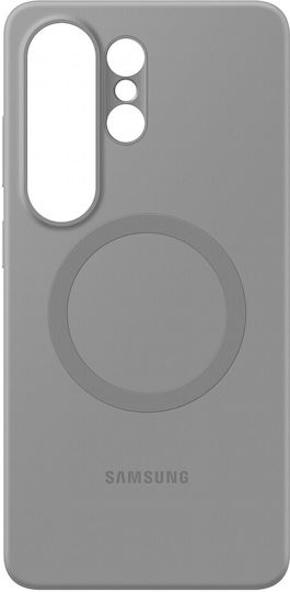 Samsung Magnet Back Cover Silicon Gri (Galaxy S26 Ultra)