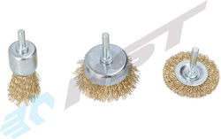 Set Stainless Steel Wire Brushes 3 Pieces Hst0246