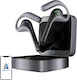 Timekettle W4 Pro In-ear Bluetooth Handsfree Ακουστικά με Θήκη Φόρτισης Μαύρα