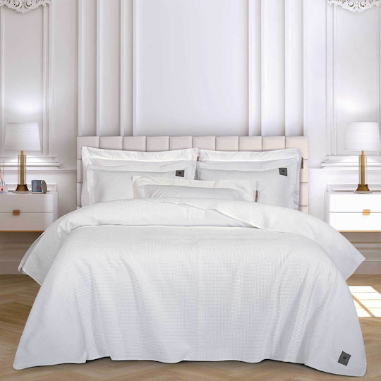 Greenwich Polo Club 3494 Coverlets Single Microfiber White 160x240cm