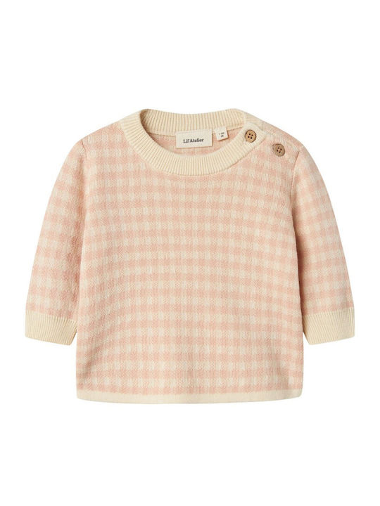 Kids Long-sleeved Pink Sweater - Sonomon