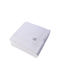 Down Town Home Knitted Cot Blanket White 100x150cm
