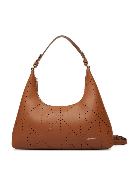 Calvin Klein Monogram Leder Damen Handtasche Sc...