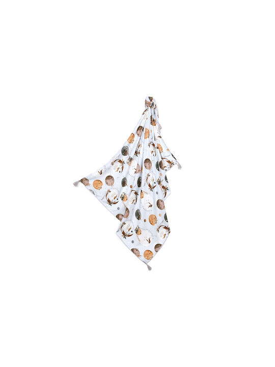 La Millou Baby Blanket Fly Me To Moon Sky Bamboo Multicolour 100x120cm