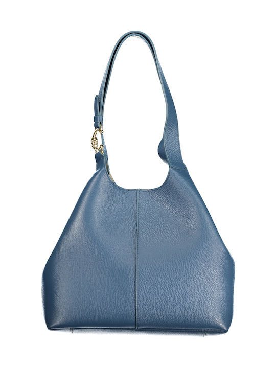 Coccinelle C-Easy Leather Women's Shopper Bag Blue