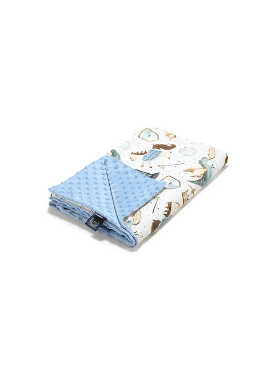 La Millou Baby Blanket Prince Cotton Blue 80x100cm