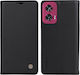 Yikatu Book Synthetic Leather / Silicone Black (Motorola Edge 50 Fusion)