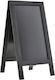 GTSA Panou Table De Scris Cu Creta Pardoseală 68x120cm