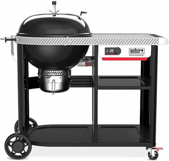 Weber Performer Deluxe Ψησταριά Κάρβουνου Kettle με Καπάκι 57x57εκ.