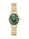Ferro Men's Battery Watch With Gold Metal Bracelet