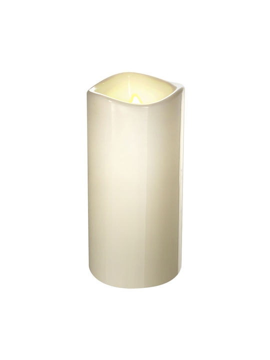 HOMie Decorative LED Light Warm White Candle 15x15x7.7cm